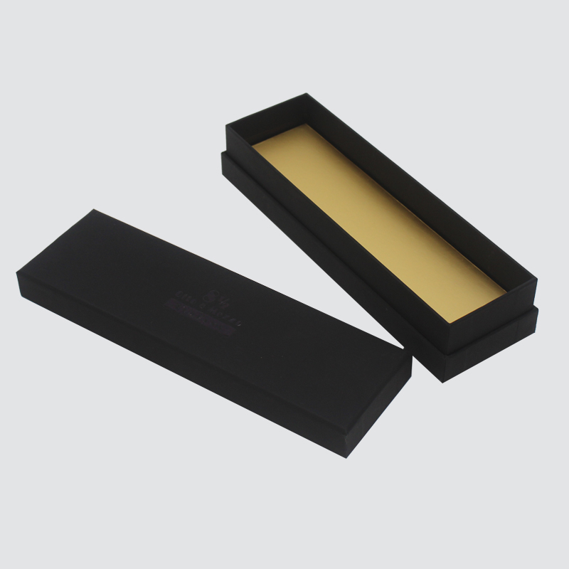 Přizpůsobené klasické černé pole šperky náhrdelník příslušenství dárkové krabičce