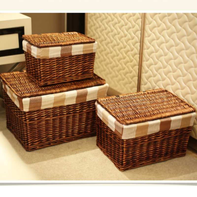 Proutěný úložný koš