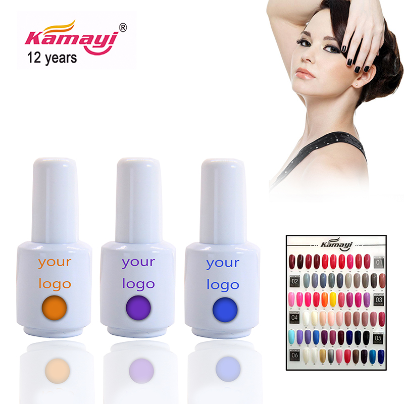 Kamayi továrna nejnižší cena lak na nehty základní nátěr neonová barva namočte nehtový gel lesk nové nehty led uv gel 60 barva