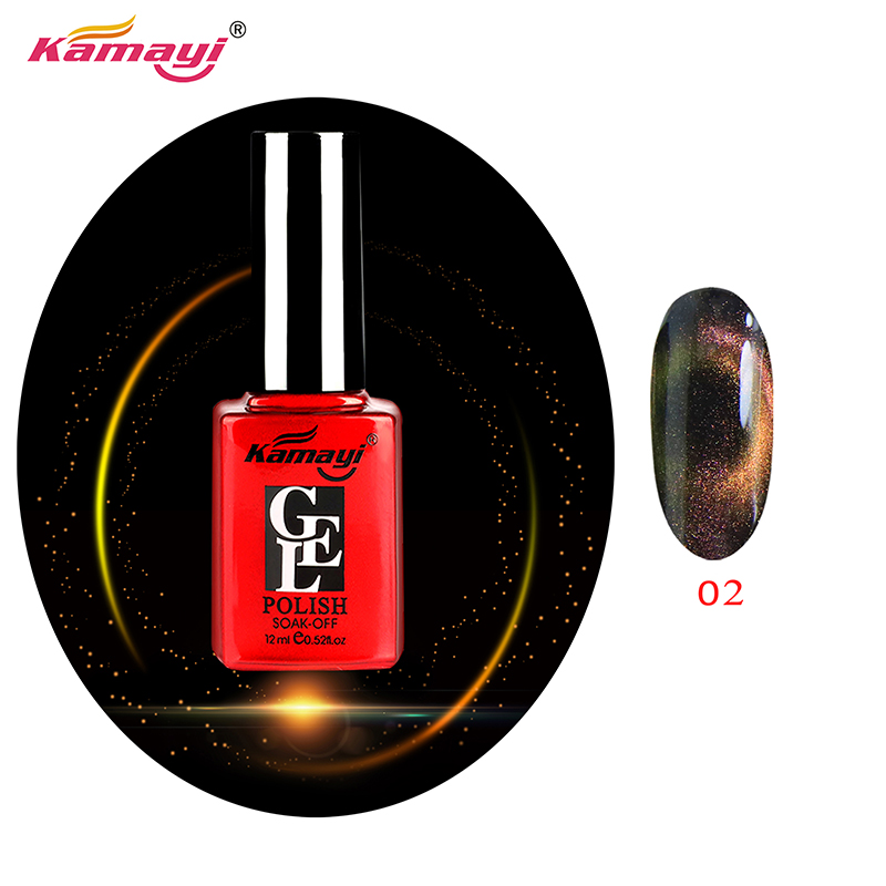 Kamayi nový produkt gel pro oční kočky namočený uv vedl 12ml 3d kočičí gel pro polské nehty