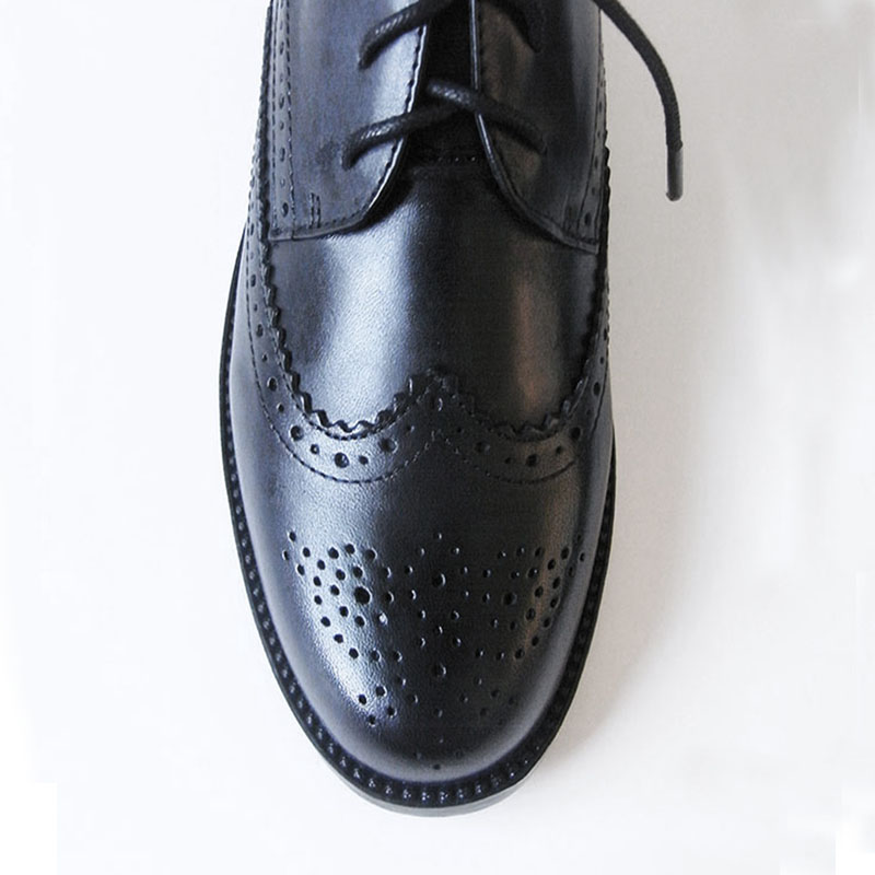 Dámské kožené boty Brogue