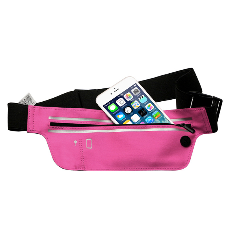 Vodotěsný nastavitelný pás Sport běžící mobilní telefon Waist Pouch