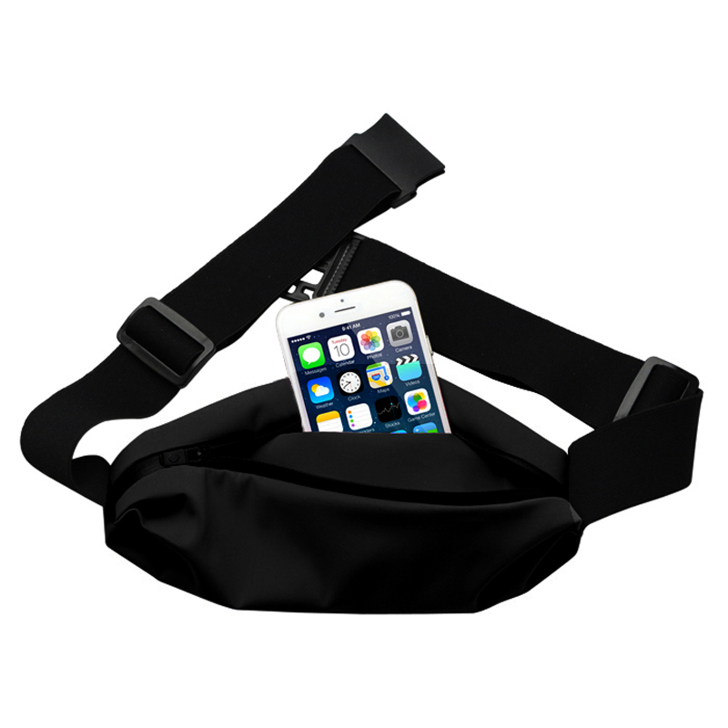 Unisex Transparentní PVC Vodotěsný telefon Pocket Custom Waist Bag