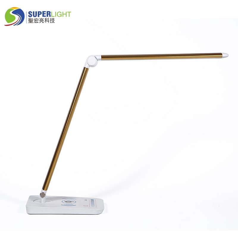 589sw Bezdrátové nabíjecí stolní lampy led Touch-sensitive Control lampa