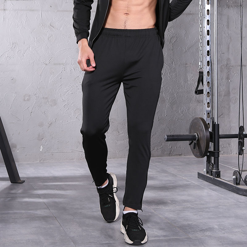 FDMMM024-Mens Gym Jogger Pants s Zipper Pocket