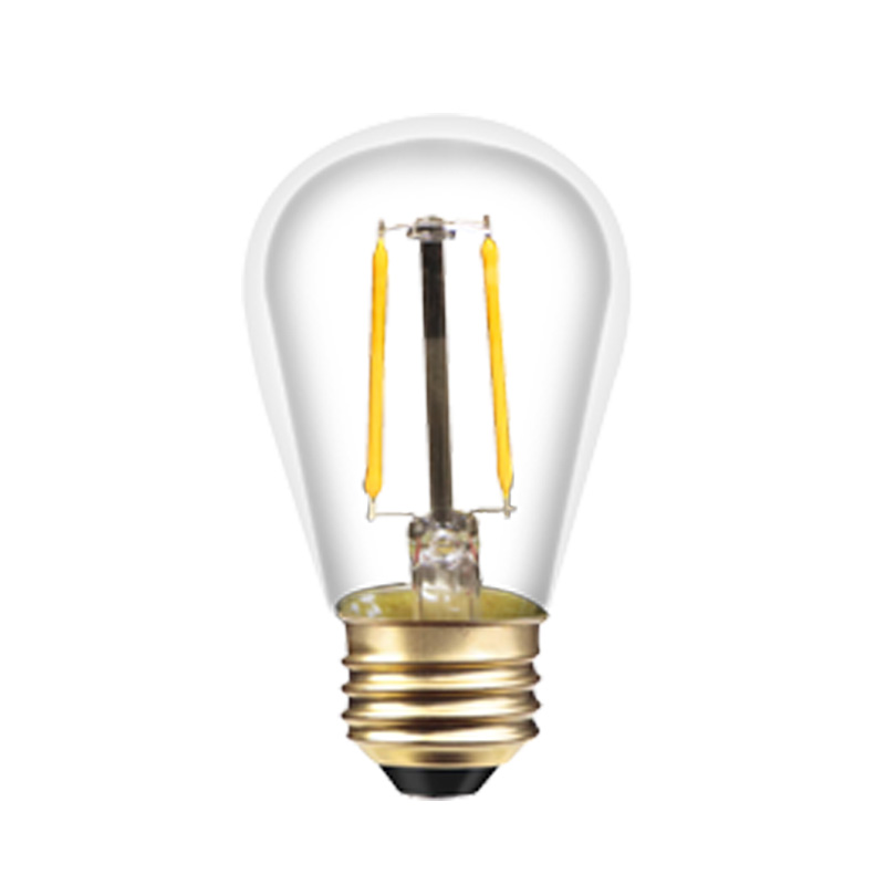 P60 2200K 2W 4W Dim non-dim jantar glass led soft filment pandant lampa
