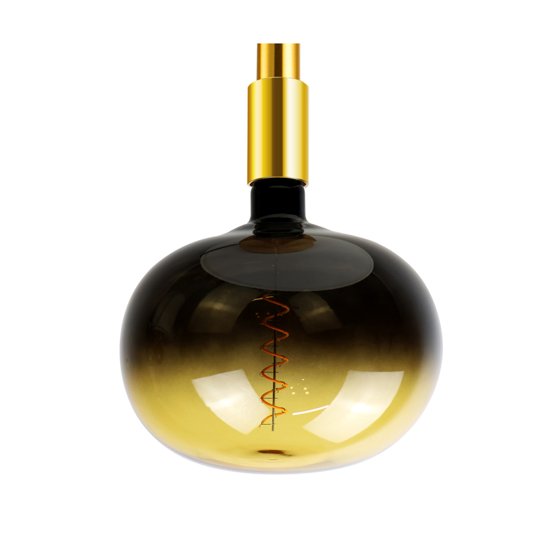 G220 Egg 220mm 4w černá hnědá Amber populární barva zahradní dekorace žárovky světlo
