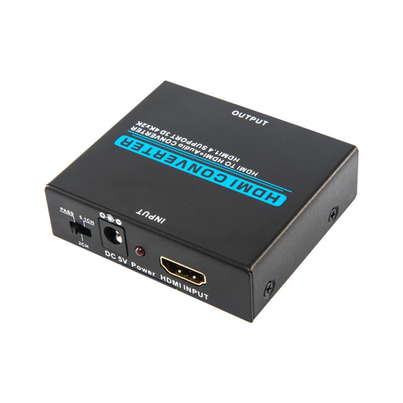 V1.4 HDMI Audio Extractor HDMI na HDMI + Audio Converter Podporuje 3D Ultra HD 4Kx2K @ 30 Hz