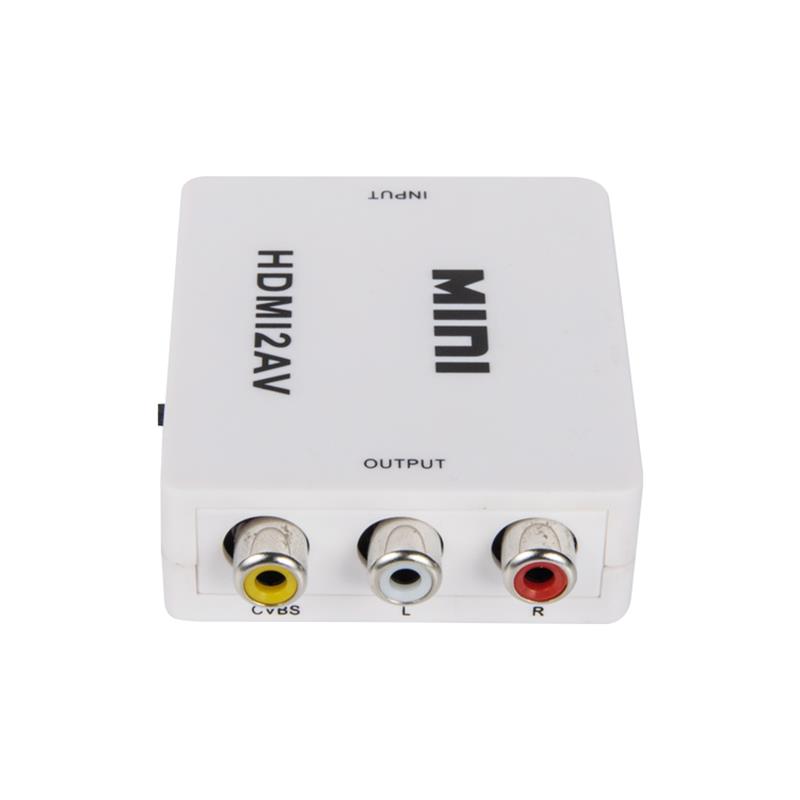 Převodník mini velikosti HDMI na AV / RCA 1080P