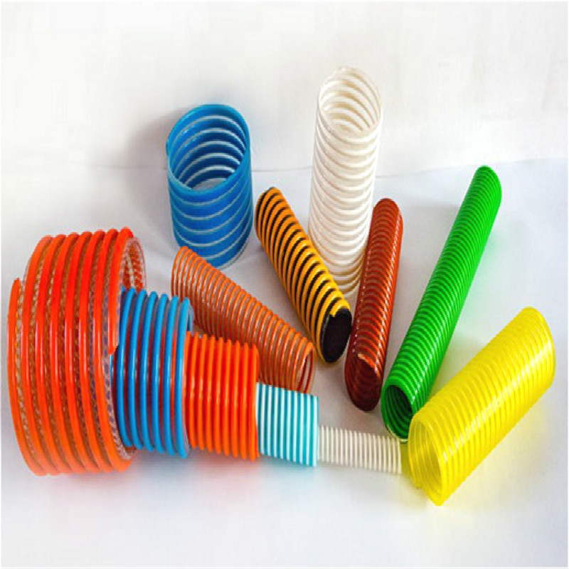 Kvalitní barevné vlnité sací hadice \/ flexibilní sací hadice z PVC \/ vodní hadice