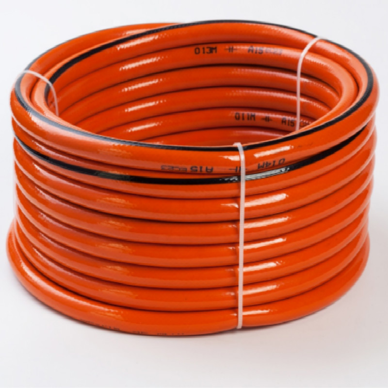 Barevné pružné vlákno pletené zesílit plastovou PVC hadici zahradní vody