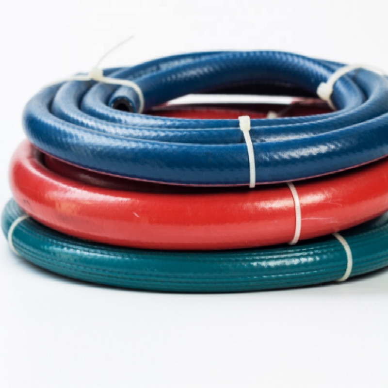 Pvc barevné vzduchové PVC pletené lpg plynové hadice přímá továrna