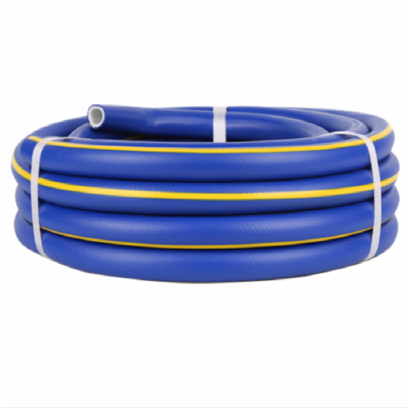 3vrstvá pletená barva se žlutou linkou Superflex PVC vodní hadice