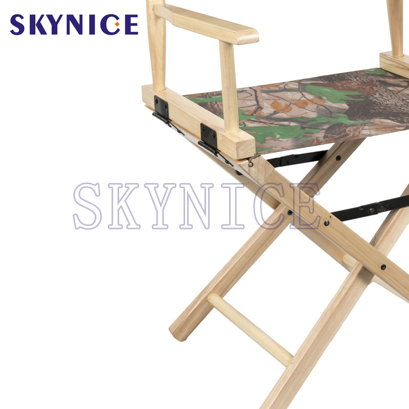 Přenosné sedadlo Armrest Fold Přizpůsobitelné skládací dřevěné křeslo pro ředitele