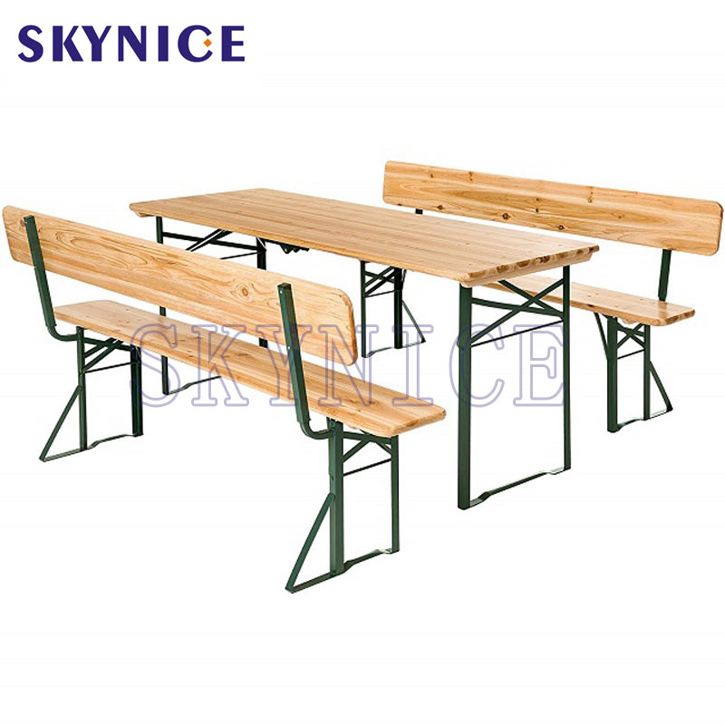 Pivní stanový set s pohodlným opěradlem a skládacím stolem