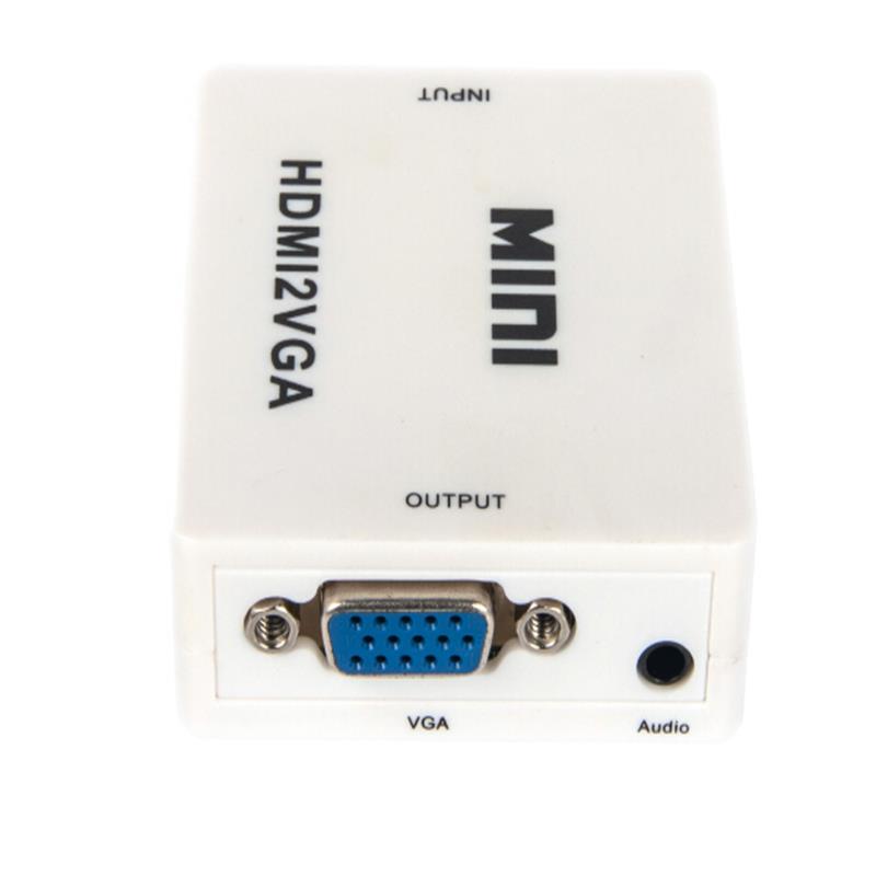 Mini velikost HDMI na VGA + Audio Converter 1080P