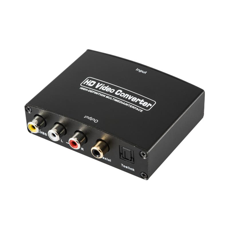 Převodník HDMI na AV + digitální zvukový konvertor 1080P