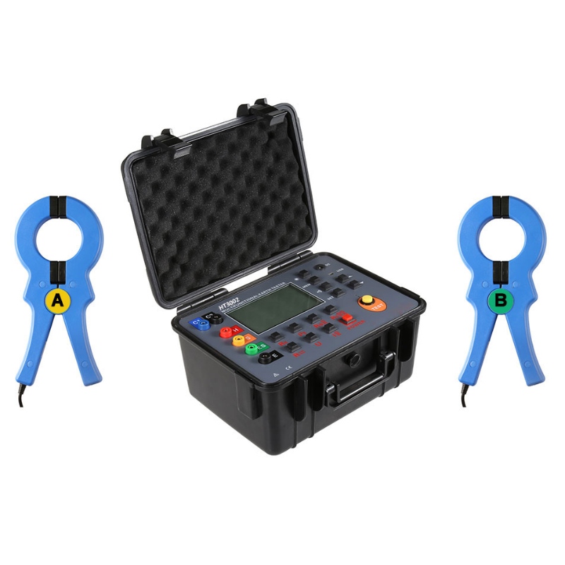 VD-3002 30k ohms Double Clamp Multiment Digital Earth Tester Ground Earth Resistance Tester
