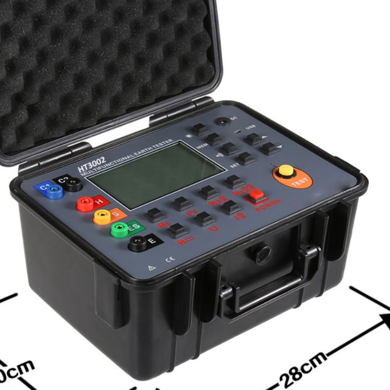 VD-3002 30k ohms Double Clamp Multiment Digital Earth Tester Ground Earth Resistance Tester