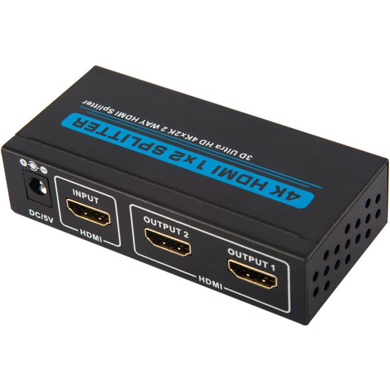 V1.4 2 porty HDMI 1x2 Splitter 3D Ultra HD 4Kx2K / 30 Hz