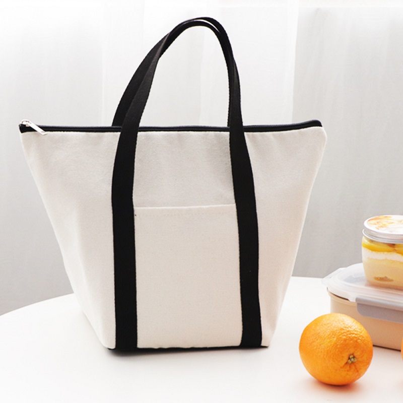 SGC22 Levné izolované potravinářské dodávky potravin Termo chladicí taška Tote Bag Extra Large Canvas Cotton Thermo Bag