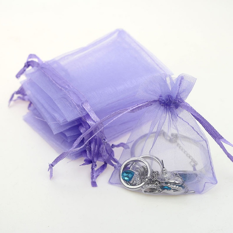 SGS47 přizpůsobené logo levné malé Organza skladování dárkové pouzdro stahovací taška šperky balení Organza tašky na náramek korálky dárkové pouzdro