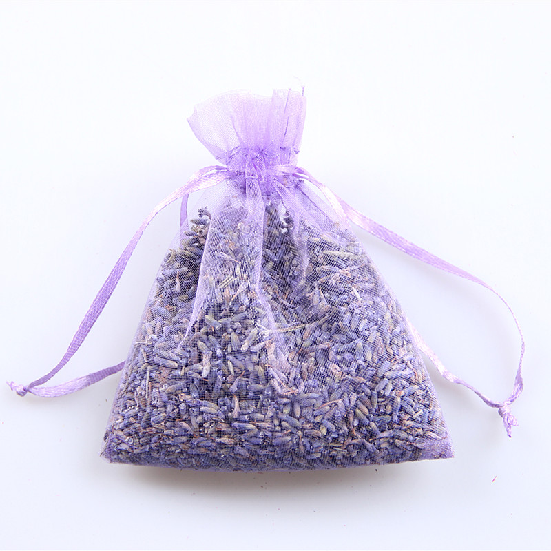 SSS57 Vlastní tisk Levný Mini Recyklovaný barevný Organiza Candy Gift Drawning Pouch Lavender Bag Sachet Bag Organza Lavender Aroma Bag