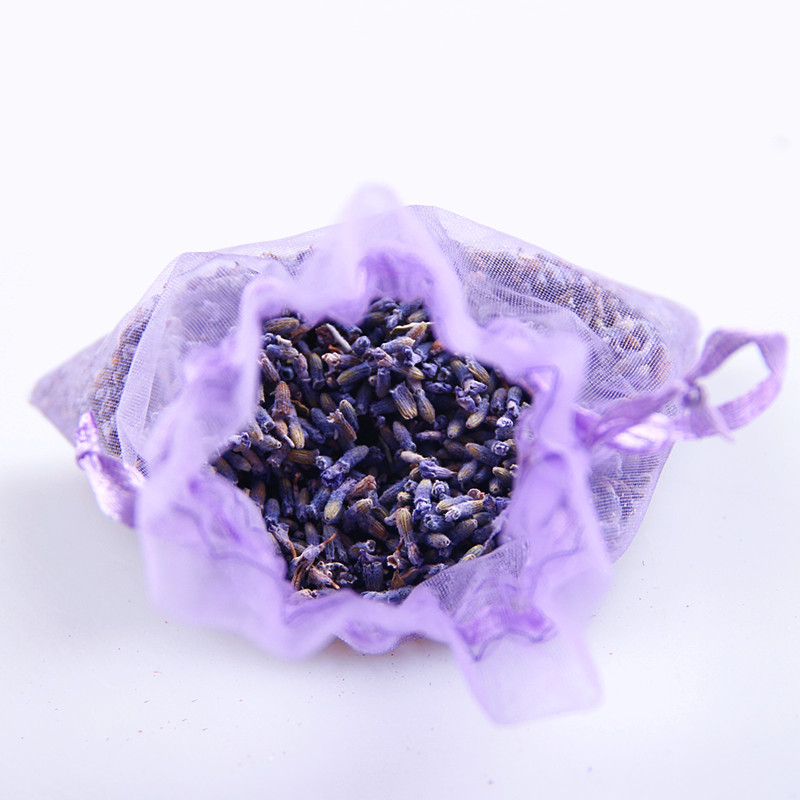 SSS57 Vlastní tisk Levný Mini Recyklovaný barevný Organiza Candy Gift Drawning Pouch Lavender Bag Sachet Bag Organza Lavender Aroma Bag