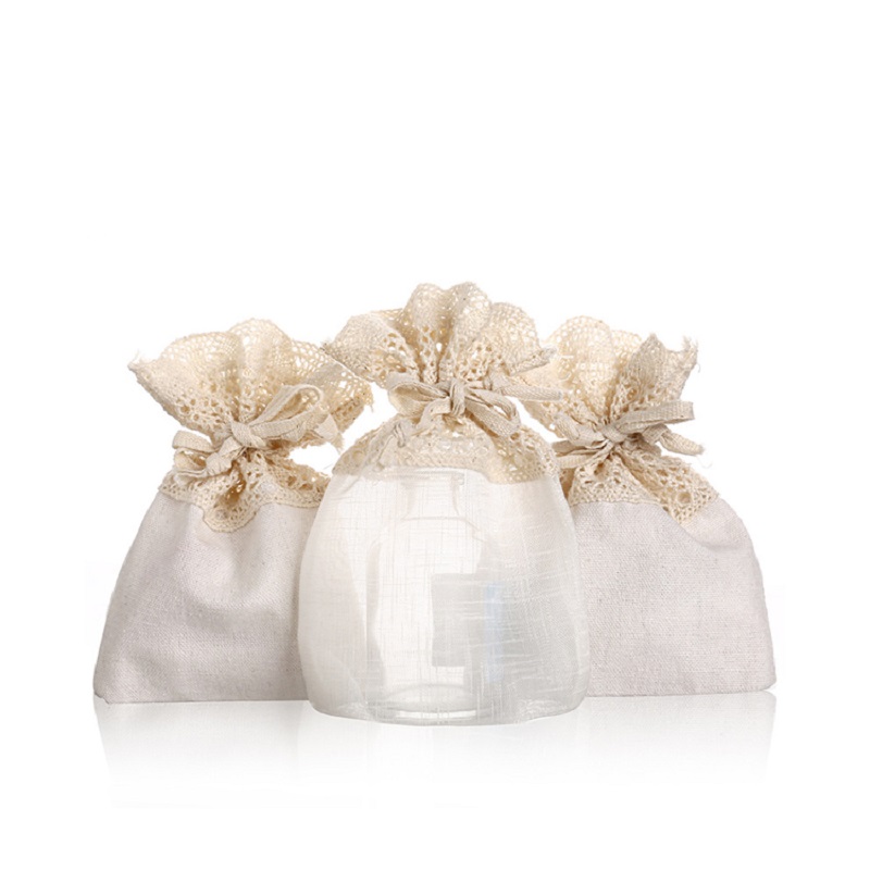 SGS58 Black Organza Pouch pro šperky Cosmetic Propagační balicí taška Dárková stahovací taška Organza Bag