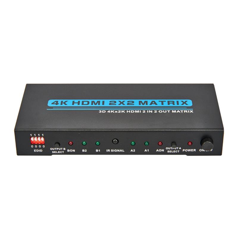 V1.4 4K / 30Hz HDMI 2x2 Matrix s podporou EDID 3D Ultra HD 4Kx2K