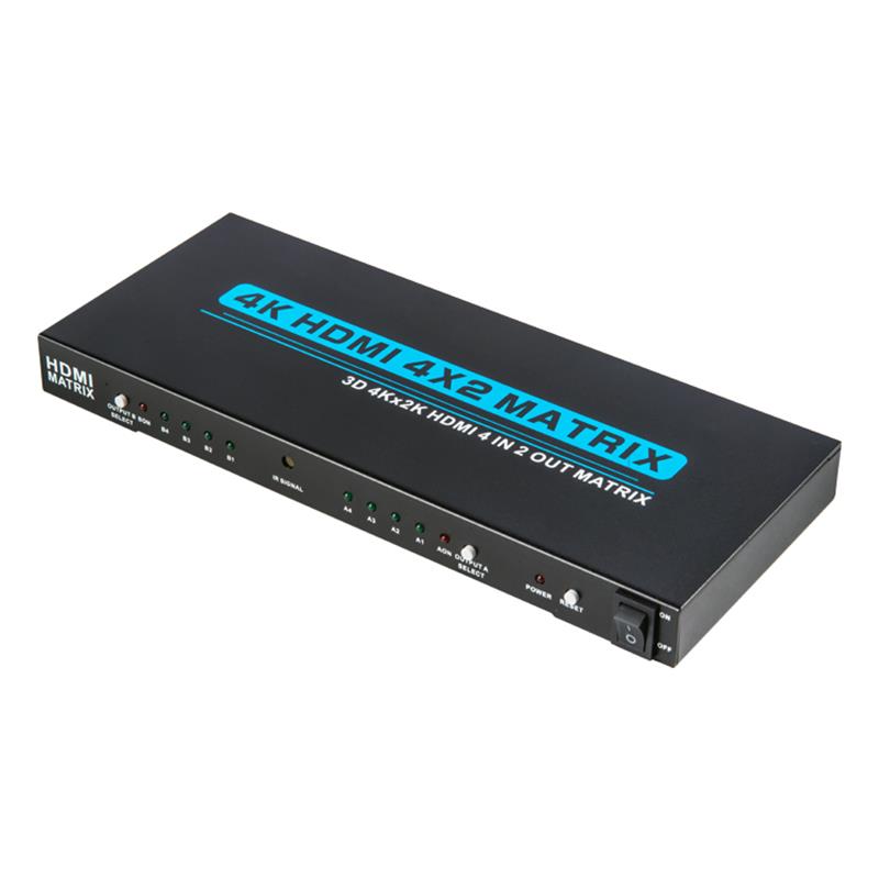 V1.4 4K / 30Hz HDMI 4x2 Matrix s podporou EDID 3D Ultra HD 4Kx2K