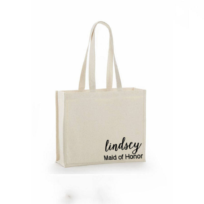 SG61 Tištěné Organické Calico Bavlněné plátno Tote Bag Kniha Tašky Vlastní Logo Propagační tašky s logem