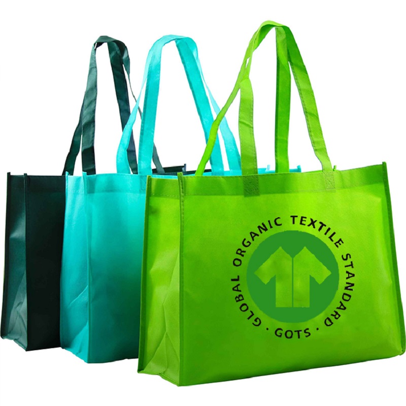 SG66 Environmentálně Friendly Shopping Bag Vlastní tisk Standardní velikost Cotton Tote Bags