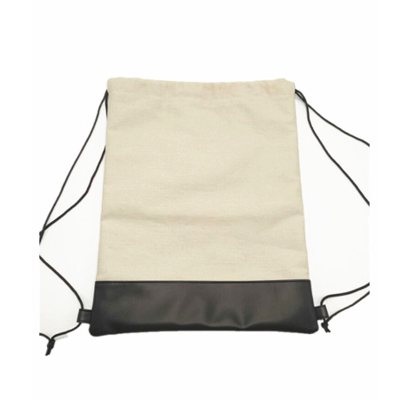 SG68 vlastní cestovní bavlněné plátno šňůrka batoh sportovní tašky pro tělocvičnu