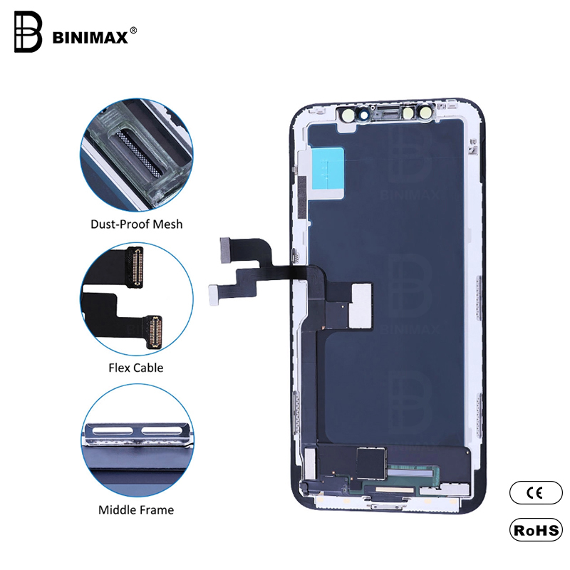 BINIMAX FHD Display LCD mobilní telefon LCD pro ip X