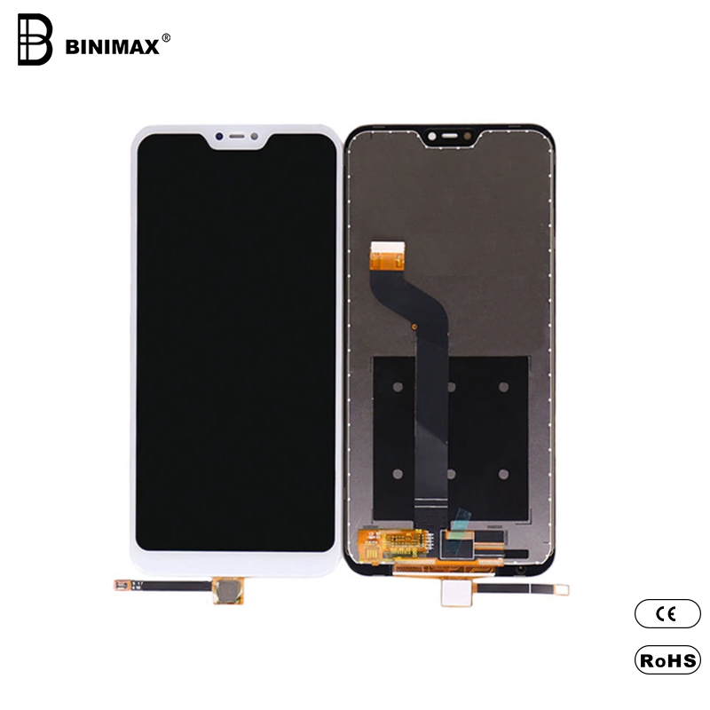 Mobilní telefon TFT LCD obrazovka BINIMAX nahraditelný mobilní displej pro REDMI 6 pro