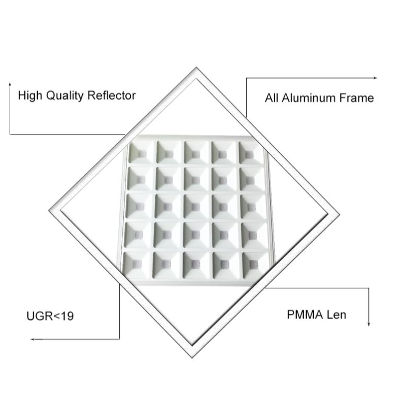 stropní světlo led panel ugr<19 čtvereční 36w 48w 600&;600;600 led světla panelu s pětiletou zárukou