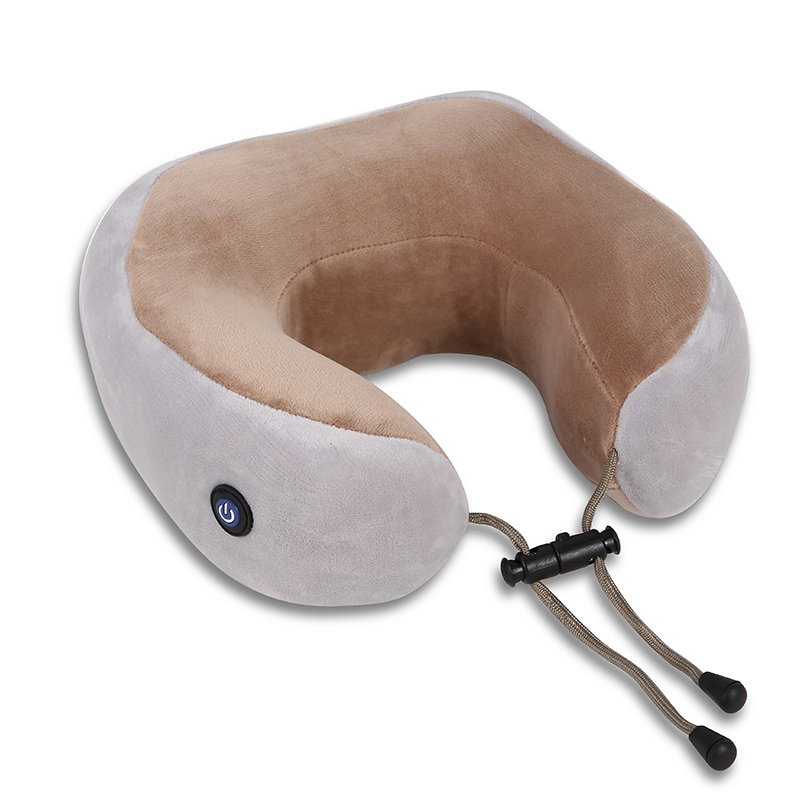 AA Baterie U-Shape Masážní polštář Memory Foam Neck Travel Masážní polštář Neck Massager