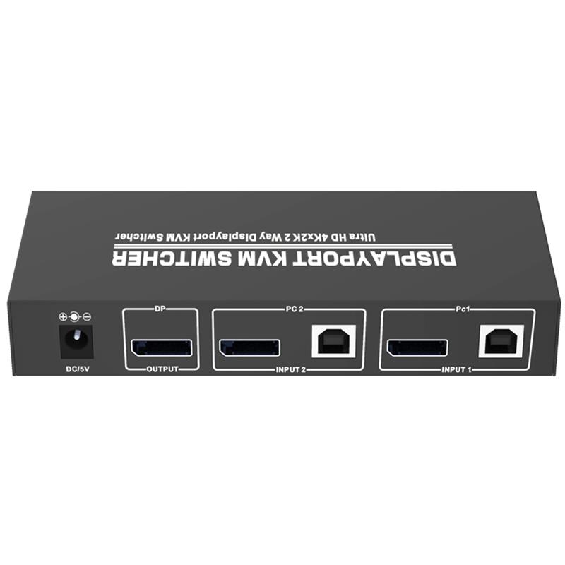 Displayport KVM 2x1 Switcher podporuje 3D Ultra HD 4Kx2K @ 60 Hz