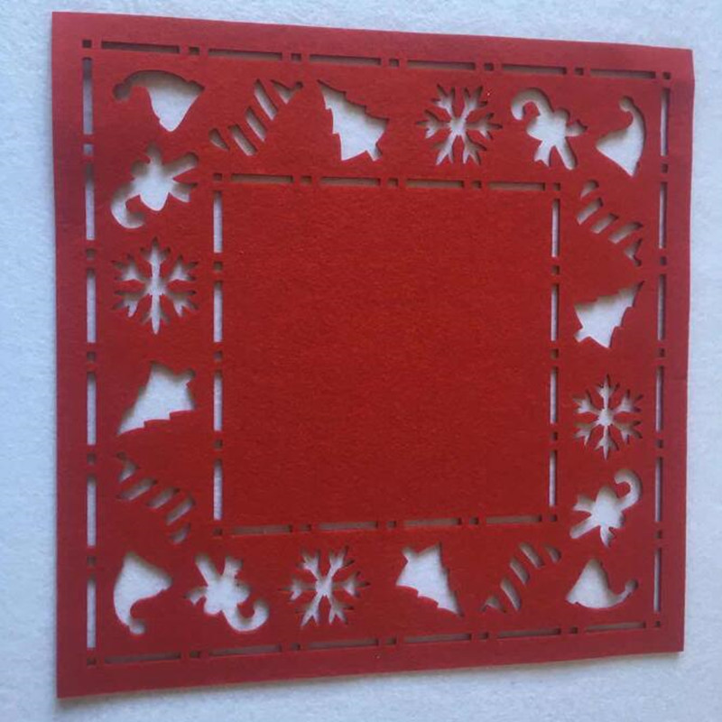 Halloween Black Felt Spider Web Placemat