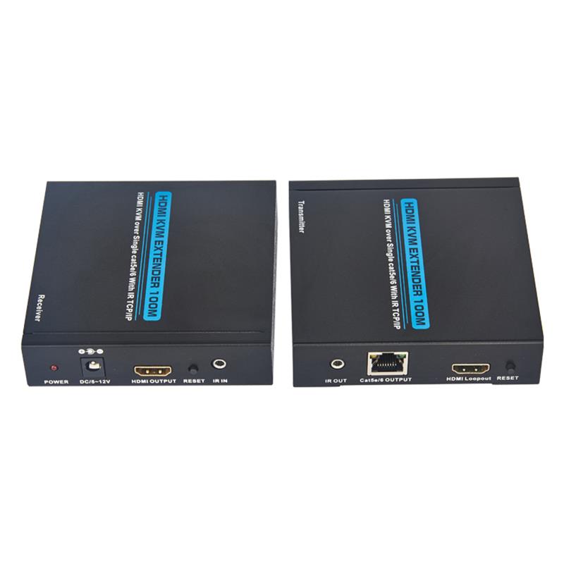 HDMI KVM Extender 100m nad jediným kate5e/6 Support Full HD 1080P