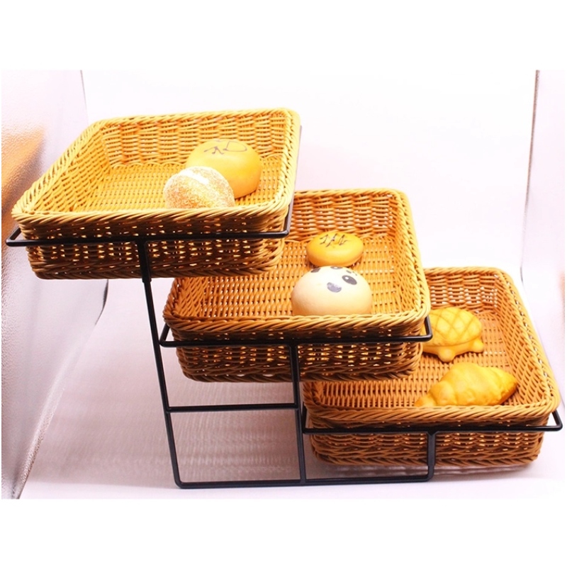 PP Rattan Zobrazit Rack s Tray