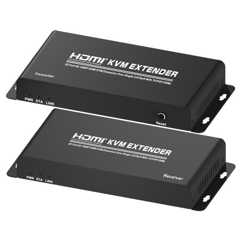 HDMI KVM Extender 150m přes jeden CAT5e / 6 s podporou TCP / IP Full HD 1080P