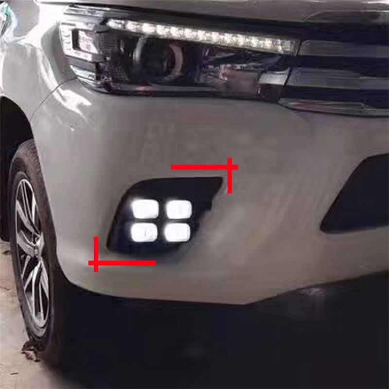 Daytime running light for Toyota Revo/Toyota Hilux 2014~2016,Foggamp for Toyota Revo/Toyota Hilux DRL