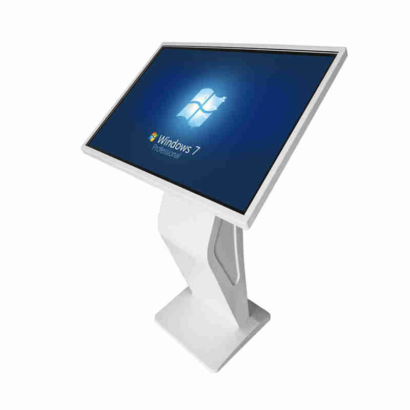 55 palcový 1080P All-In-One PC dotykový displej typu Digital Signage Kiosk pro banku, nádraží, informační kiosk na letišti, nákupní centrum.