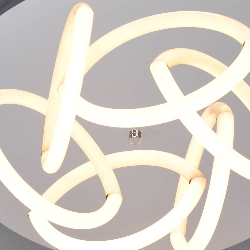 LED stropní lampa s obloukovou akrylovou trubicí