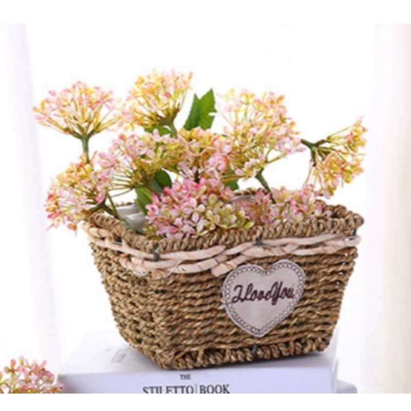 Květinový domácí dekorační koš