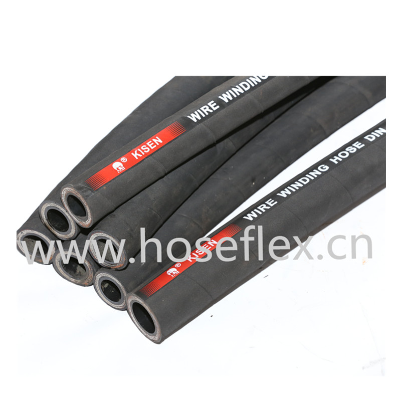 certifikovaná EN856 4SH 3/4 palce 1 palec Hydraulická hadice vysokotlaká gumová hadice aplikovaná na obecné těžební zařízení a kladivo