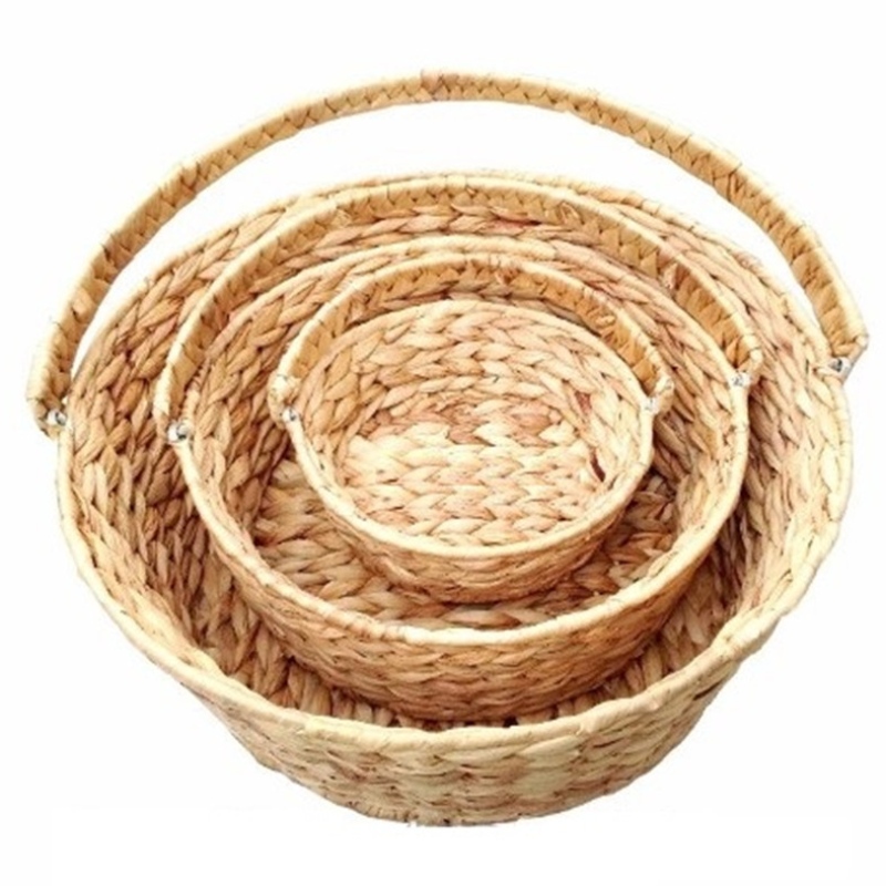 Vodní hyacintový koš s rukojetí