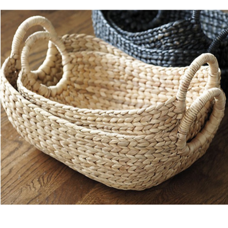 Oválný tkaný servírovací podnos